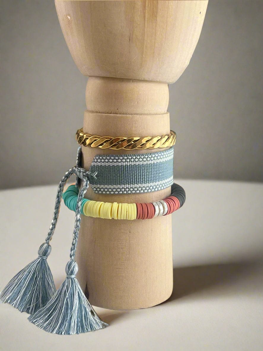 Summer Days bracelet - Slate blue