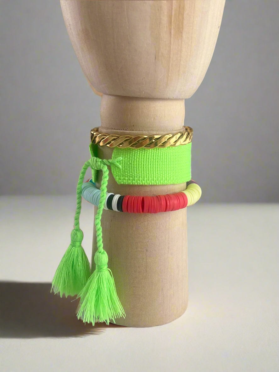 Summer Days bracelet - Neon Green