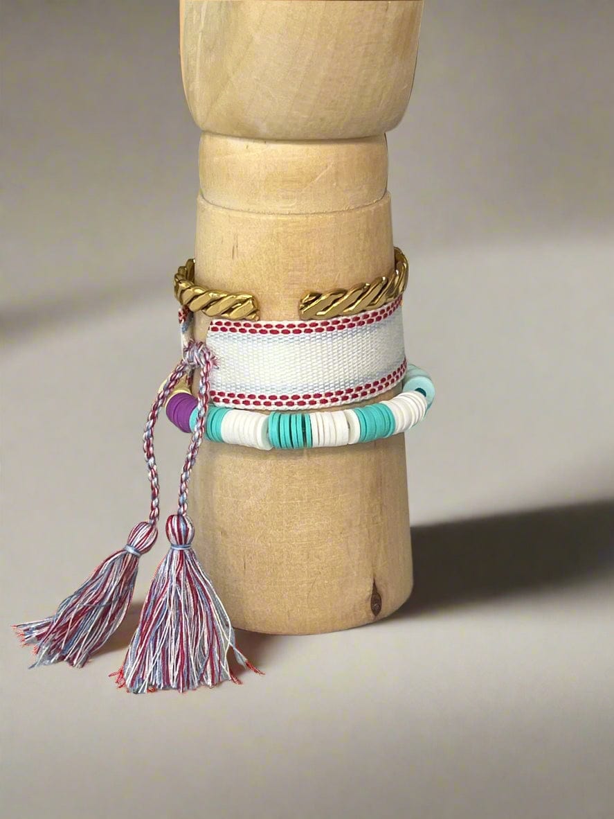 Summer Days bracelet - Red, White & Blue