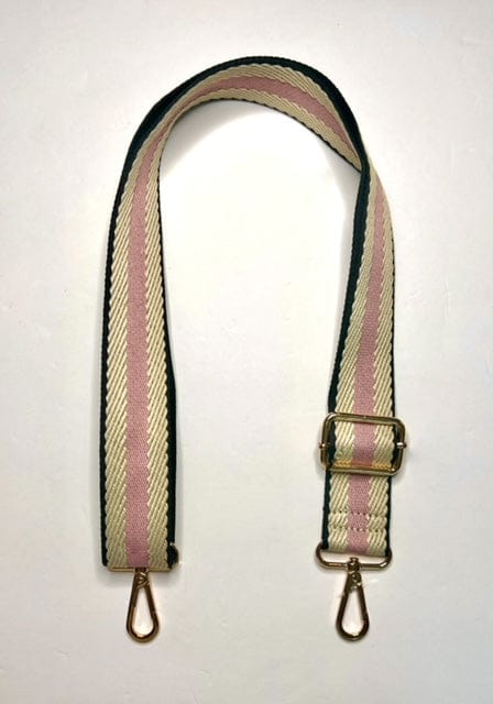 Navy basket weave Jane crossbody handbag - Brushed gold hardware