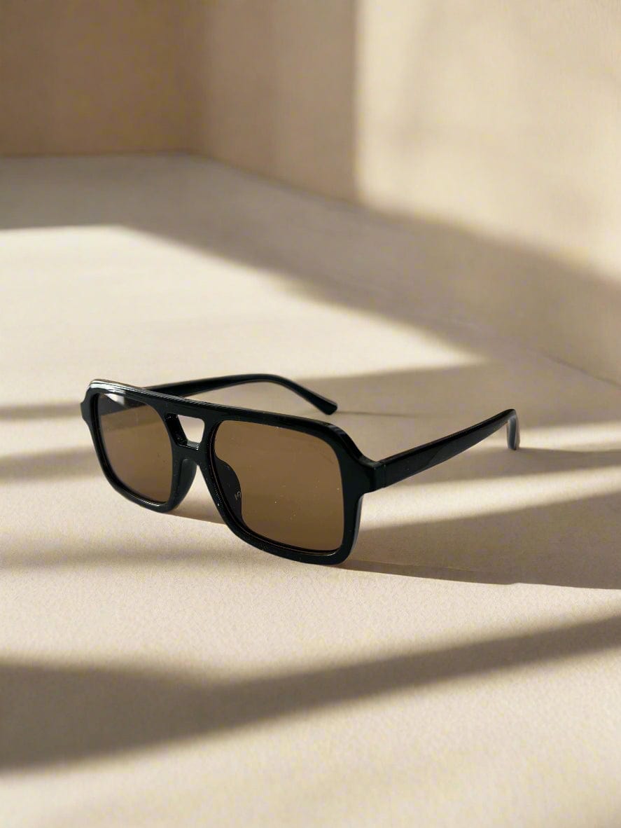 Cisco sunglasses - Black frame/brown lens